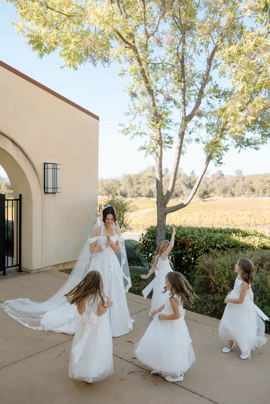 camilla + andrew david girard vineyards wedding