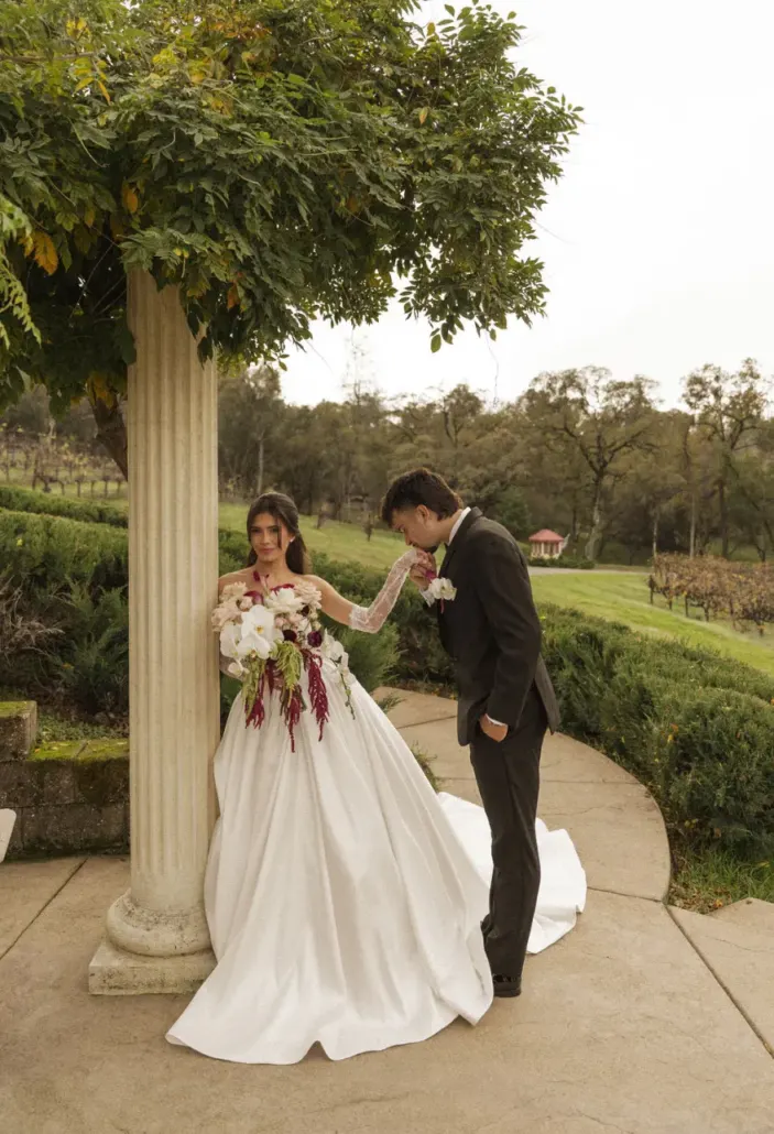 mark + sophia wedding at david girard vineyards wedding venue