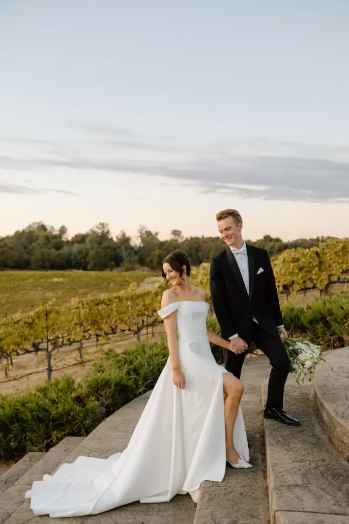 camilla + andrew david girard vineyards wedding