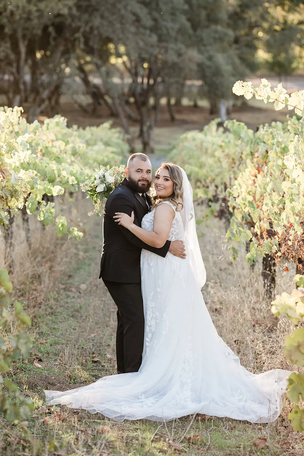 michael + deliah wedding at david girard vineyards wedding venue