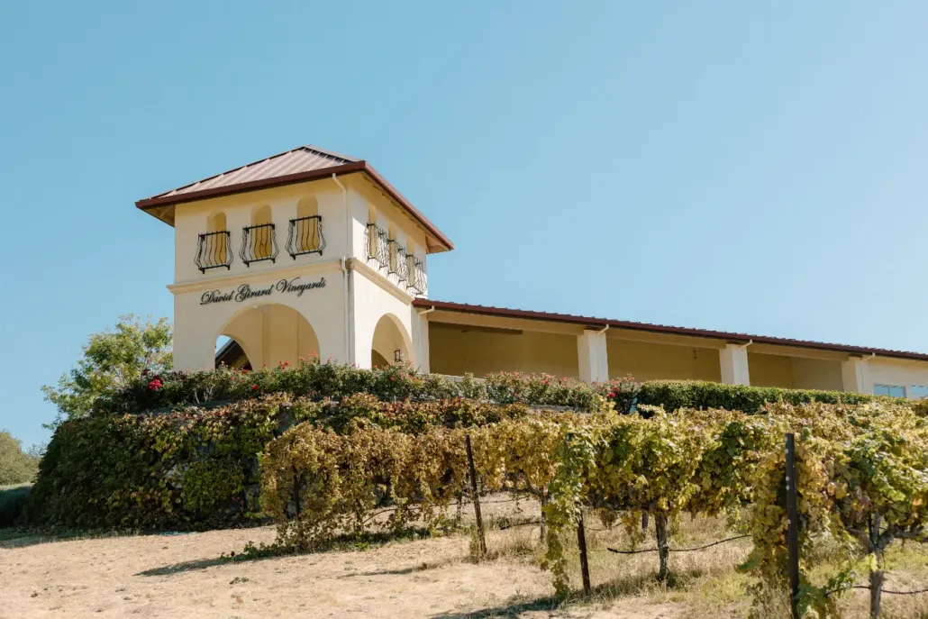 camilla + andrew david girard vineyards wedding