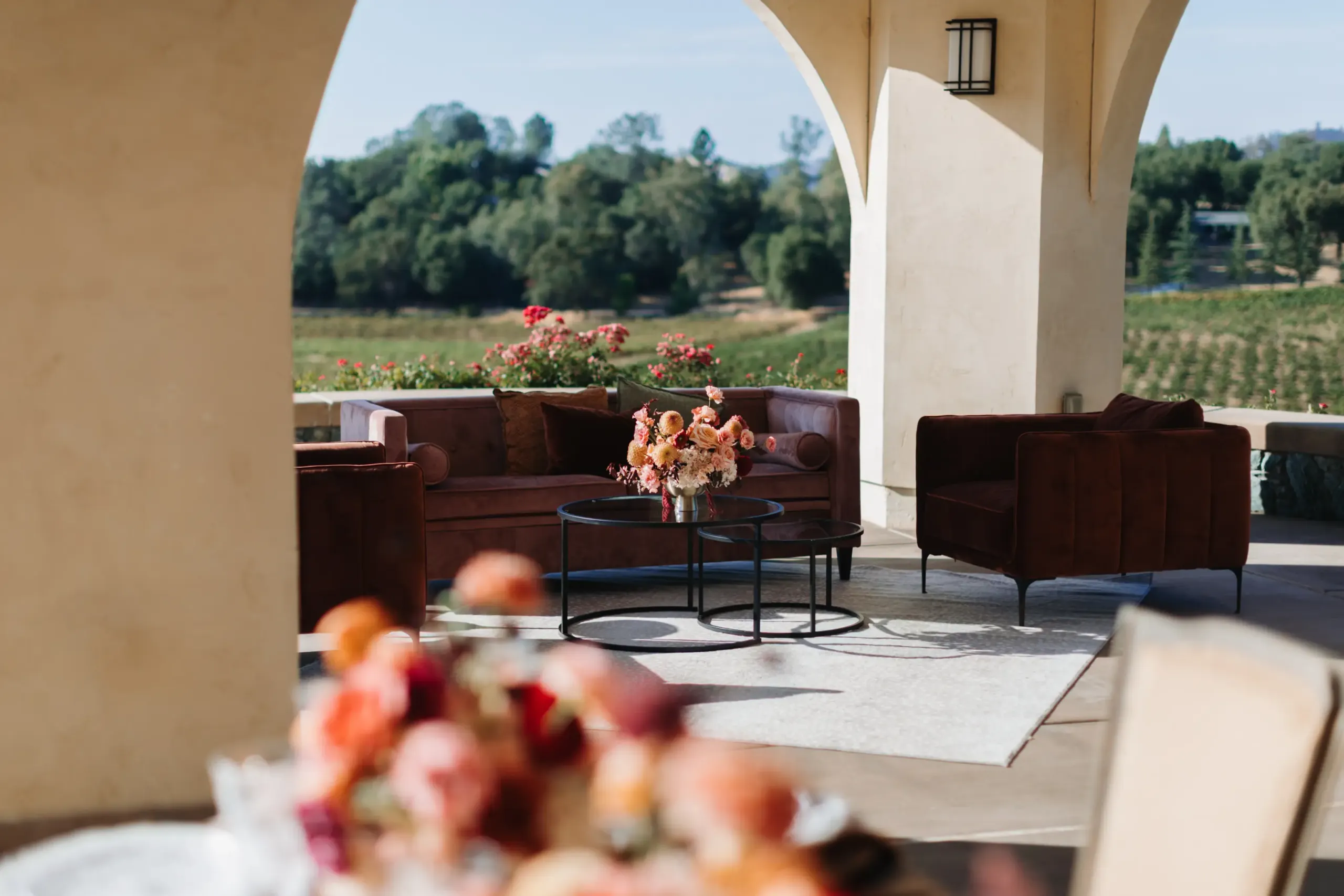 vendor team at david girard vineyards wedding venue