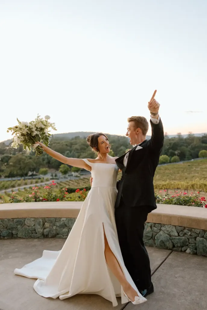 camilla + andrew david girard vineyards wedding